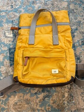 ORI Travel Backpack Small Water Resistant Nylon Rolltop, Laptop, Backpack